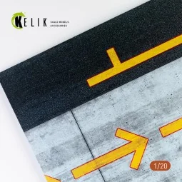 F1 Pitstop Type 2 Base - Acrylic 3 mm (180 x 357 mm) (210 g) (1/20)...