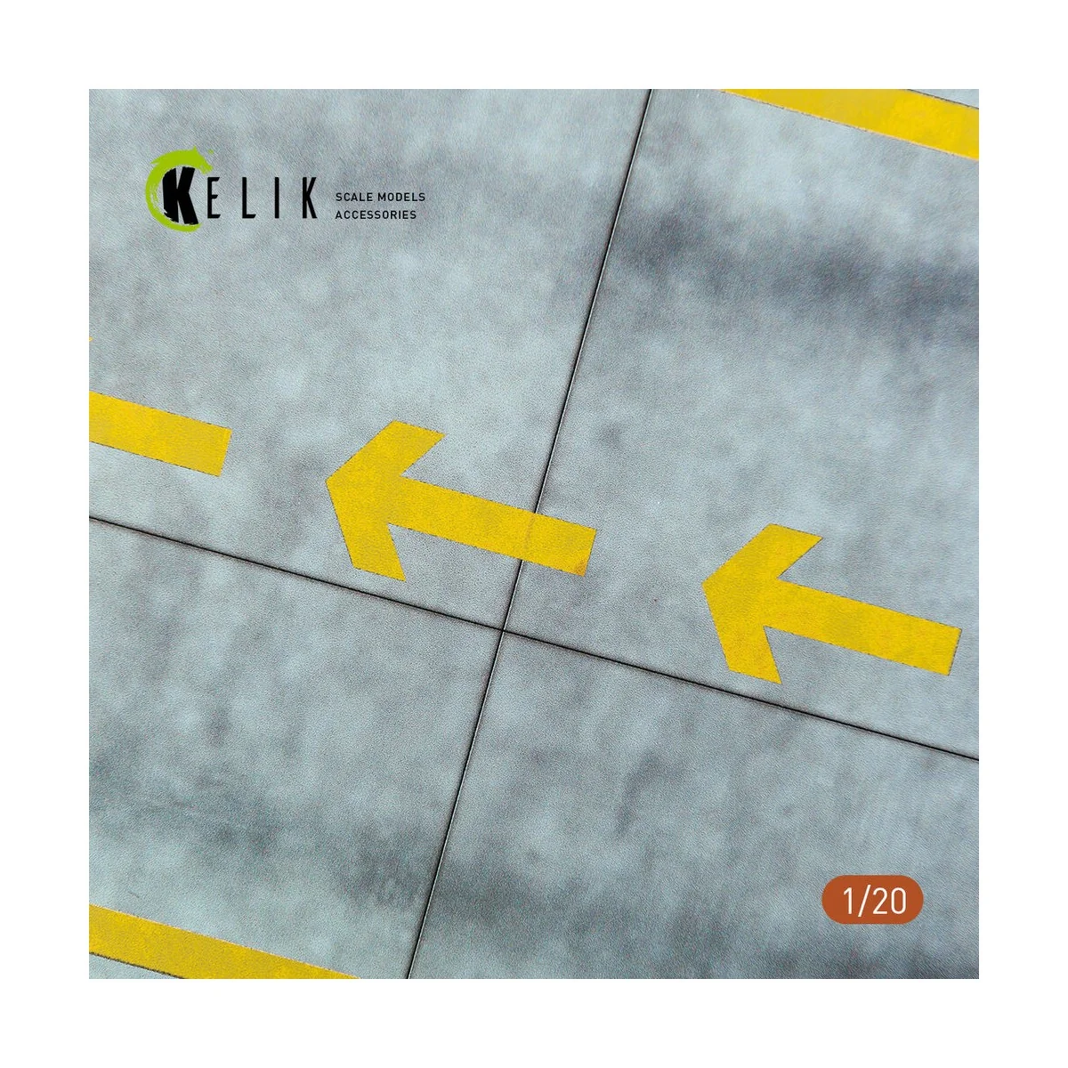 Pit-F1 Pitstop Type 1 Base - Acrylic 3 mm (180 x 357 mm) (210 g) (1...