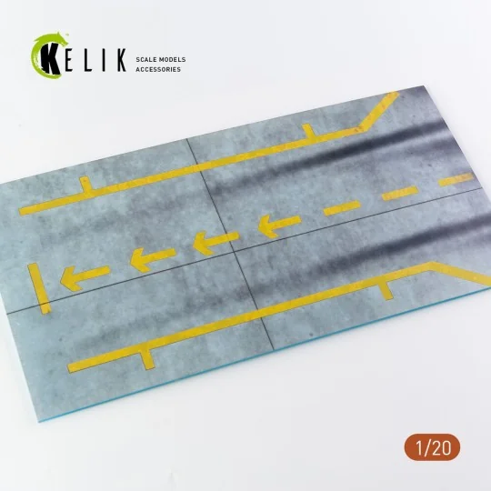 Pit-F1 Pitstop Type 1 Base - Acrylic 3 mm (180 x 357 mm) (210 g) (1...