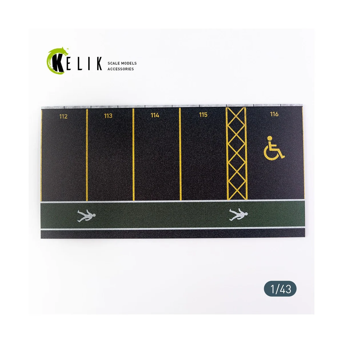 Supermarket Parking type 1 Base - Acrylic 3 mm (180 x 357 mm) (210 ...