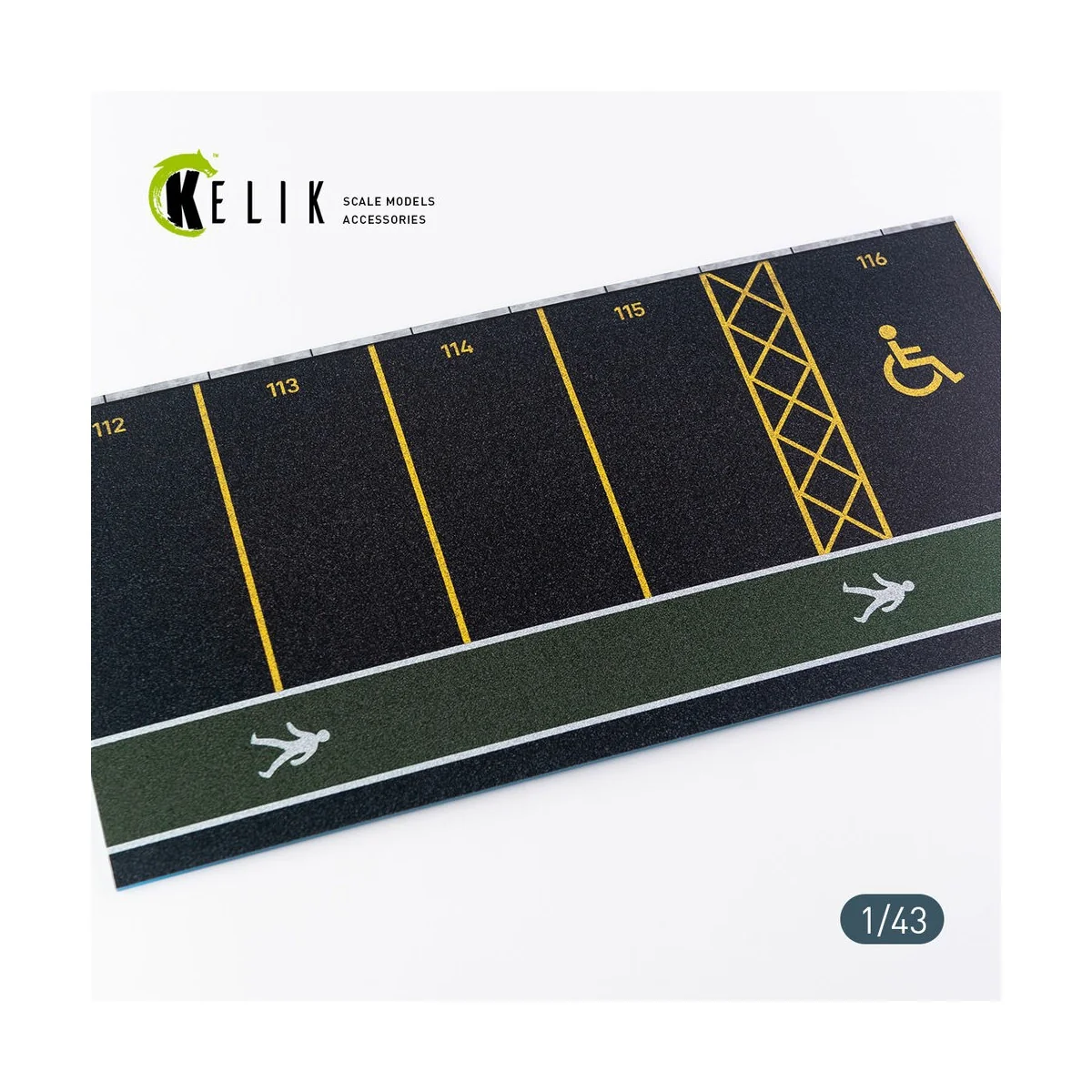 Supermarket Parking type 1 Base - Acrylic 3 mm (180 x 357 mm) (210 ...