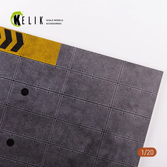 F1 Garage Type 1 Base - Acrylic 3 mm (180 x 357 mm) (210 g) (1/20),...