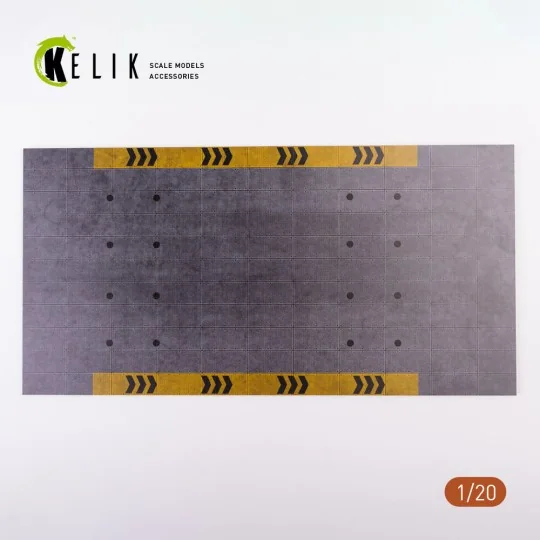 F1 Garage Type 1 Base - Acrylic 3 mm (180 x 357 mm) (210 g) (1/20),...