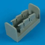 Spitfire Mk.I/Ia/IIa exhaust - oval(AIR) - Quickboost QB48 420