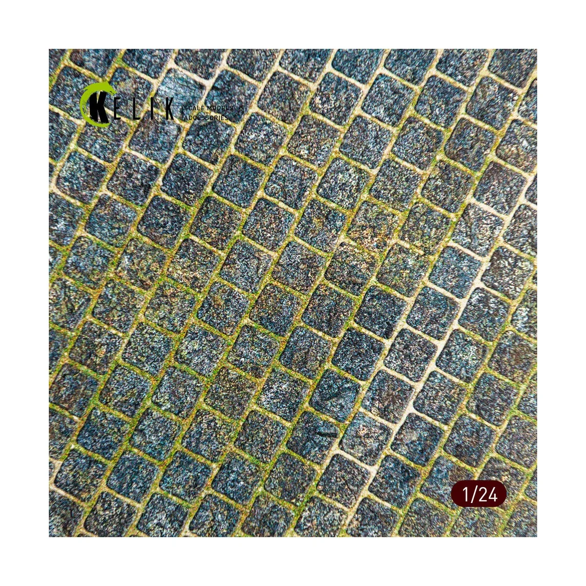 Cobblestone road 1910s-1930s Base - Acrylic 3 mm (280 x 180 mm) (17... Cobblestone road 1910s-1930s Base - Acrylic 3 mm (280 x 180 mm) (17...