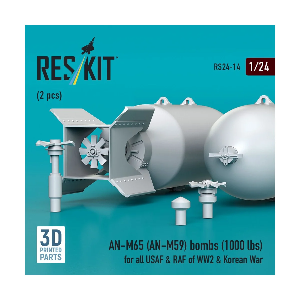 AN-M65 (AN-M59) bombs (1000 lbs) for all USAF & RAF of WW2 & Korean...