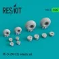 Mi-24/Mi-35 wheels set 1/35 - ResKit Models RS35-0006