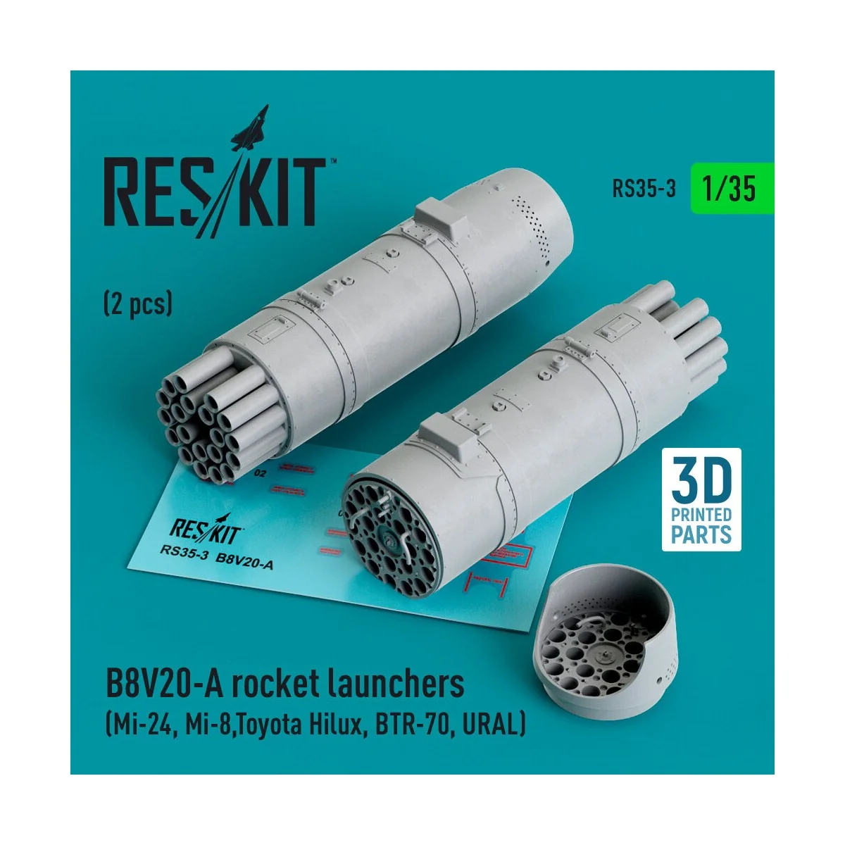 B8V20-A rocket launchers (2 pcs) (Mi-24, Mi-8, Toyota Hilux, BTR-70... B8V20-A rocket launchers (2 pcs) (Mi-24, Mi-8, Toyota Hilux, BTR-70...