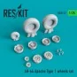 AH-64 Apache type 1 wheels set, 1/35 - ResKit Models RS35-0012 AH-64 Apache type 1 wheels set, 1/35 - ResKit Models RS35-0012