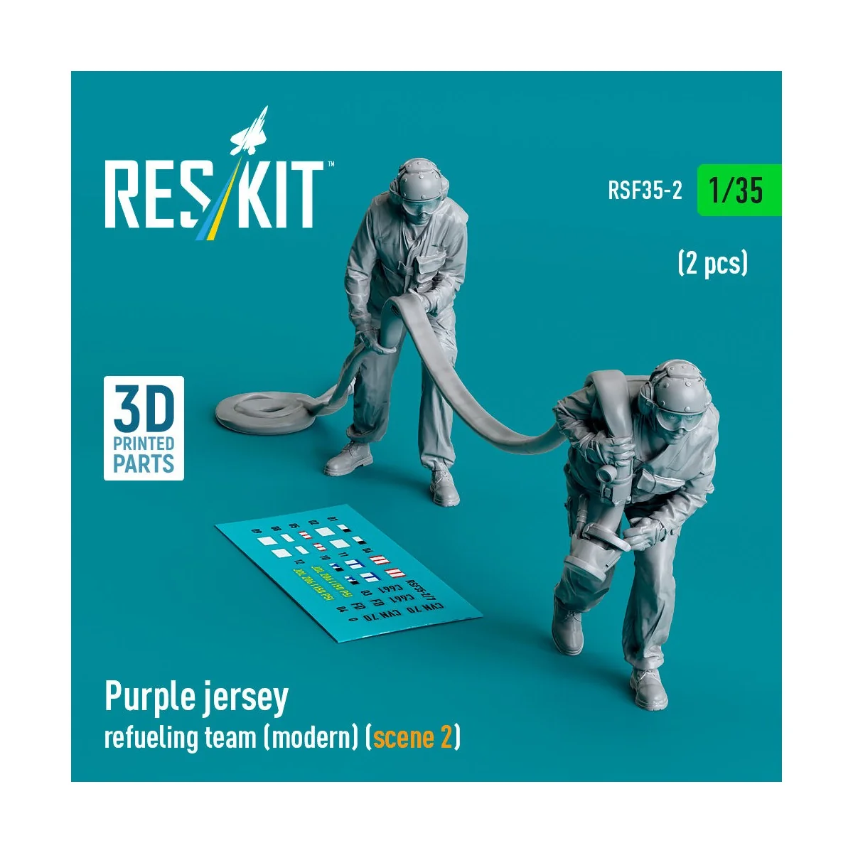 Purple jersey refueling team (modern) (scene 2) (2 pcs) (3D Printed... Purple jersey refueling team (modern) (scene 2) (2 pcs) (3D Printed...