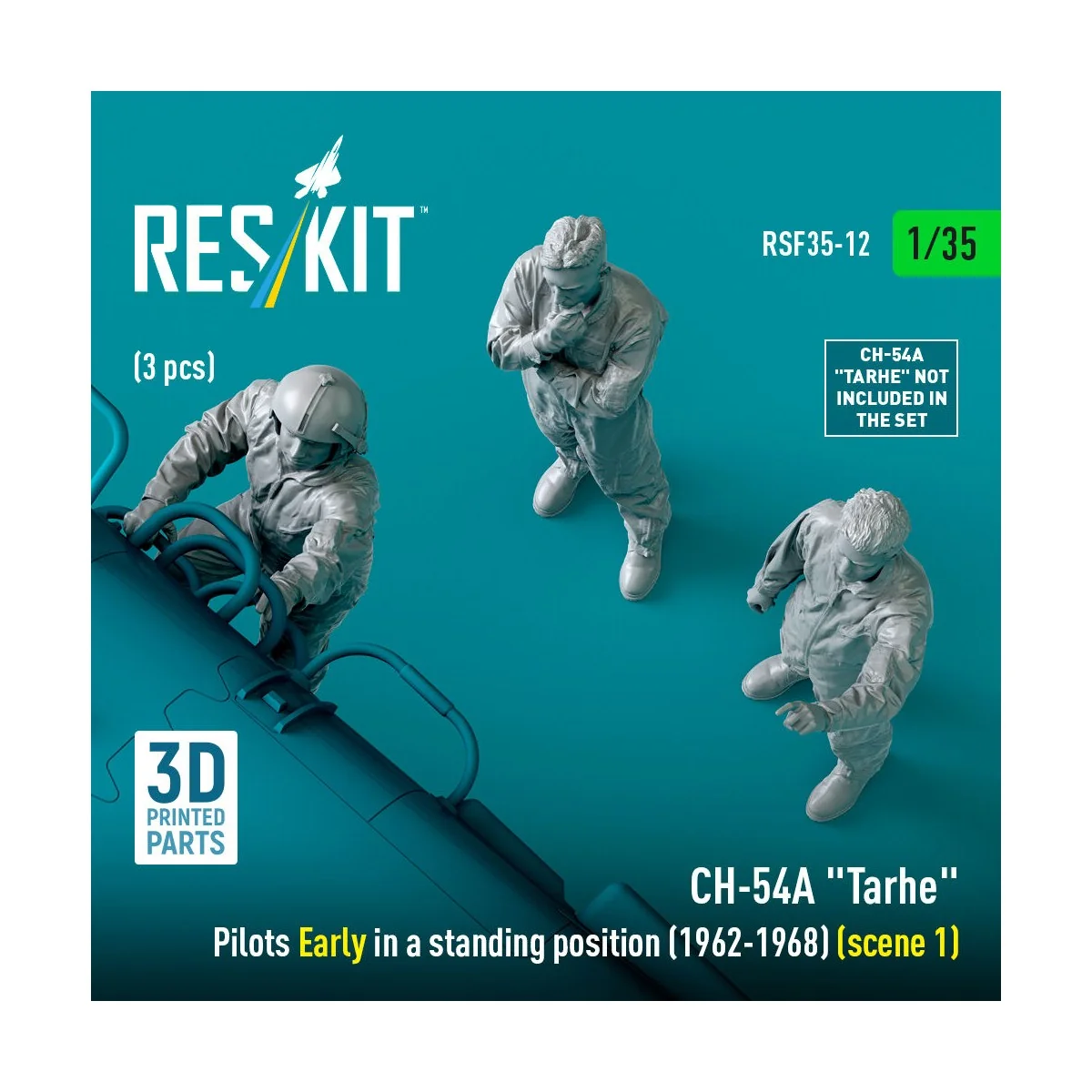 CH-54A Tarhe pilots Early in a standing position (1962-1968) (scene... CH-54A Tarhe pilots Early in a standing position (1962-1968) (scene...