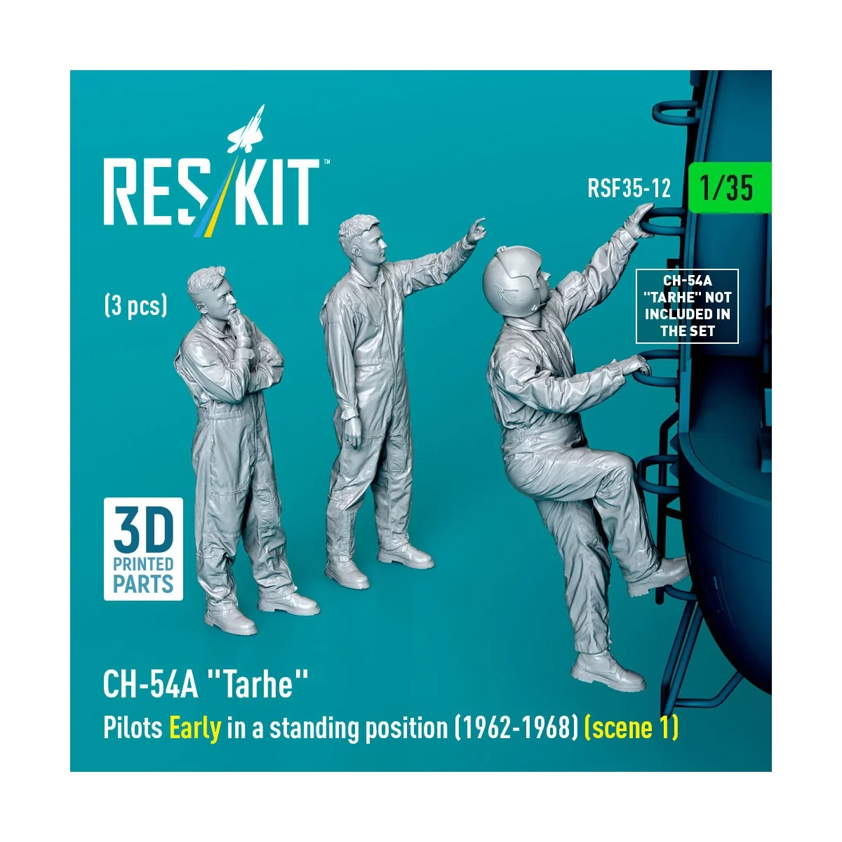 CH-54A Tarhe pilots Early in a standing position (1962-1968) (scene... CH-54A Tarhe pilots Early in a standing position (1962-1968) (scene...