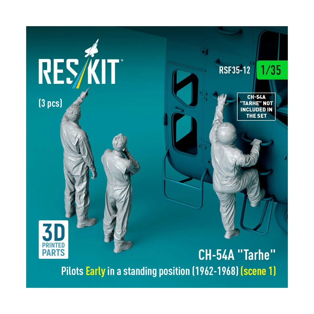 CH-54A Tarhe pilots Early in a standing position (1962-1968) (scene... CH-54A Tarhe pilots Early in a standing position (1962-1968) (scene...