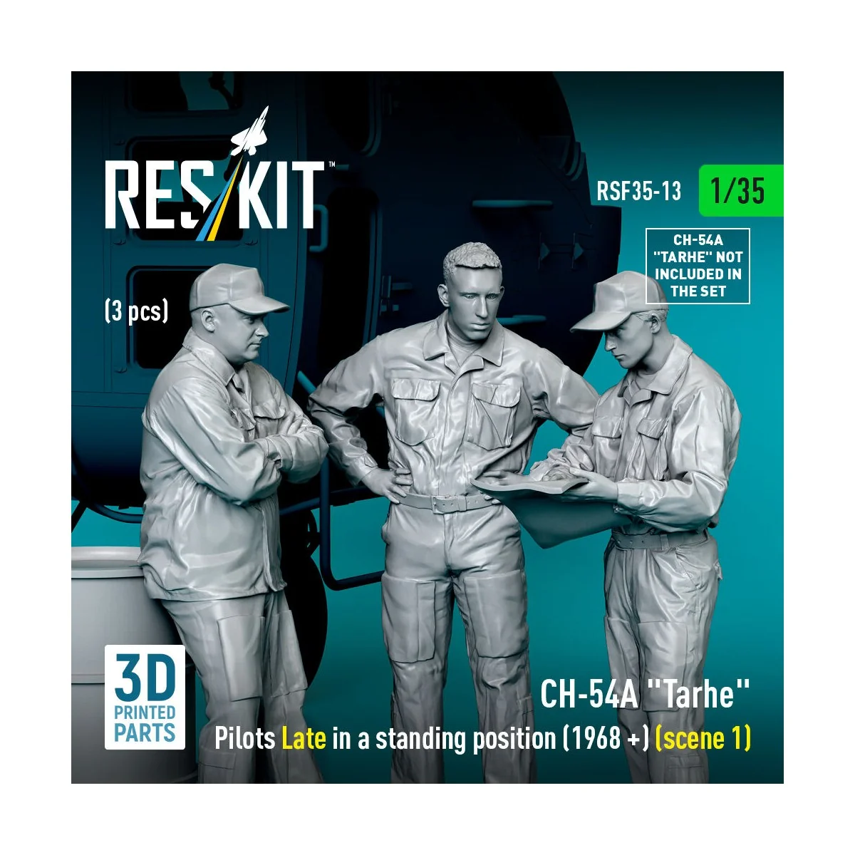 CH-54A Tarhe pilots Late in a standing position (1968 +) (scene 1) ...