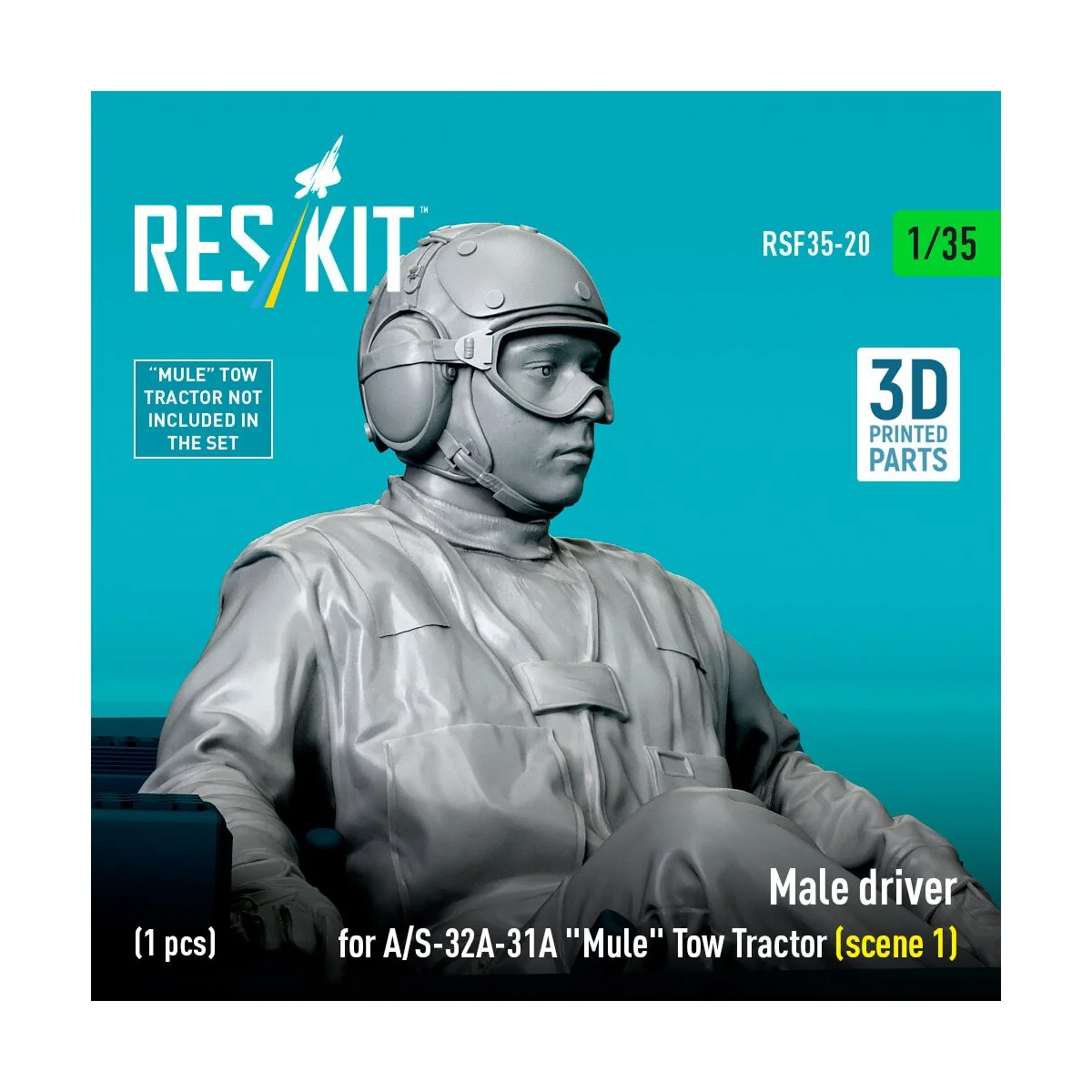 Male driver for A/S-32A-31A Mule Tow Tractor (scene 1) (1 pcs) (3D ... Male driver for A/S-32A-31A Mule Tow Tractor (scene 1) (1 pcs) (3D ...