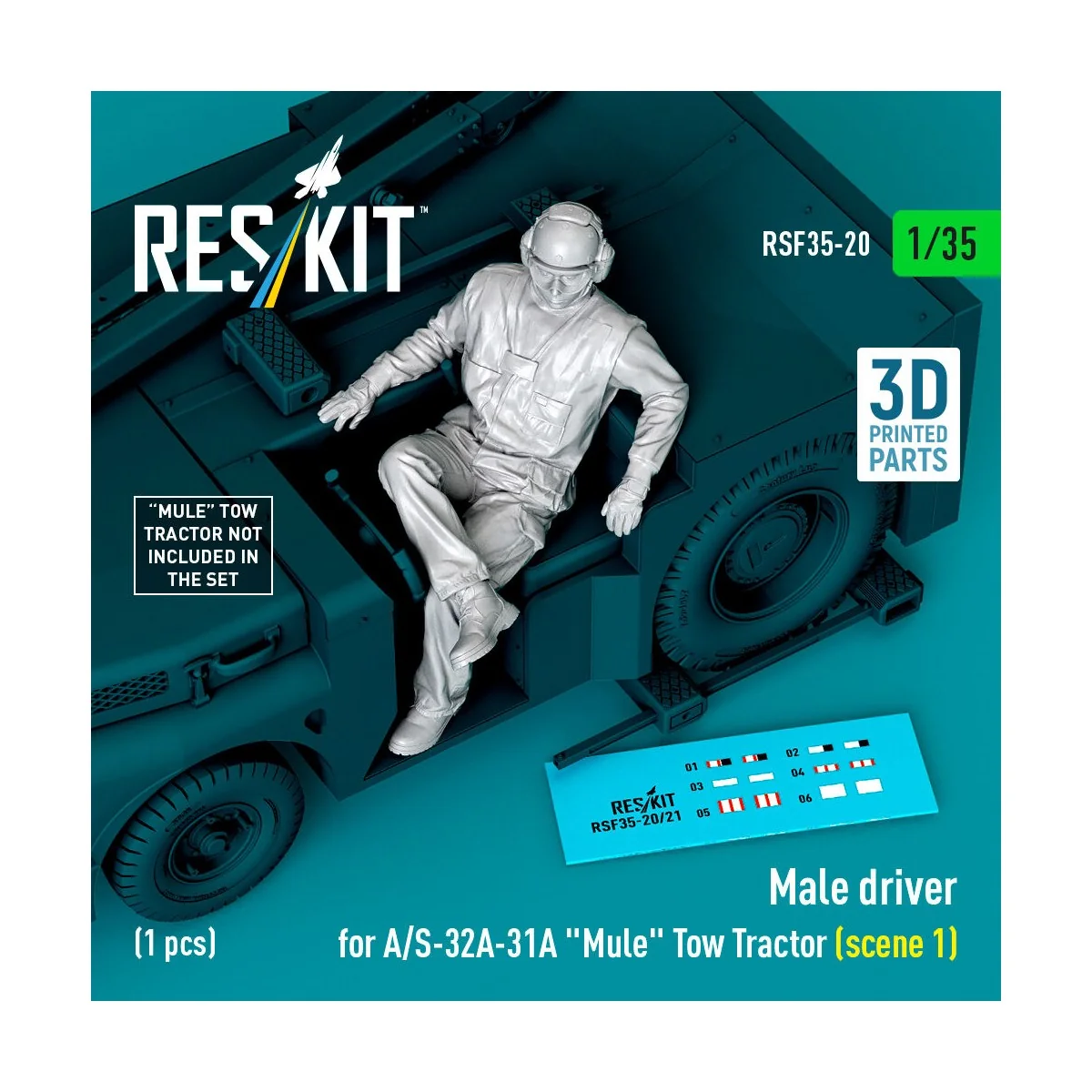 Male driver for A/S-32A-31A Mule Tow Tractor (scene 1) (1 pcs) (3D ... Male driver for A/S-32A-31A Mule Tow Tractor (scene 1) (1 pcs) (3D ...