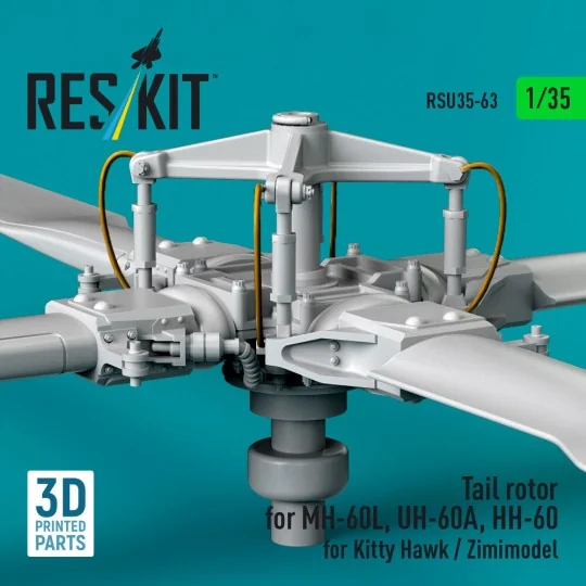 Tail rotor for MH-60L, UH-60A, HH-60 for Kitty Hawk / Zimimodel (3D...