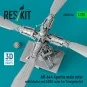 AH-64A Apache main rotor with blades and ADSS radar for Trumpeter k...