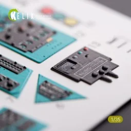 Mi-8MT/Mi-17 interior 3D decals for Trumpeter kit, 1/35 - Kelik K35003