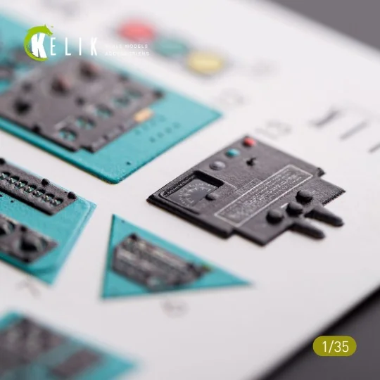 Mi-8MT/Mi-17 interior 3D decals for Trumpeter kit, 1/35 - Kelik K35003