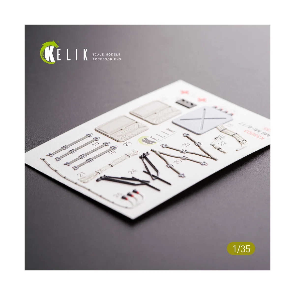 Mi-8MT/Mi-17 interior 3D decals for Trumpeter kit 1/35 - Kelik K35003