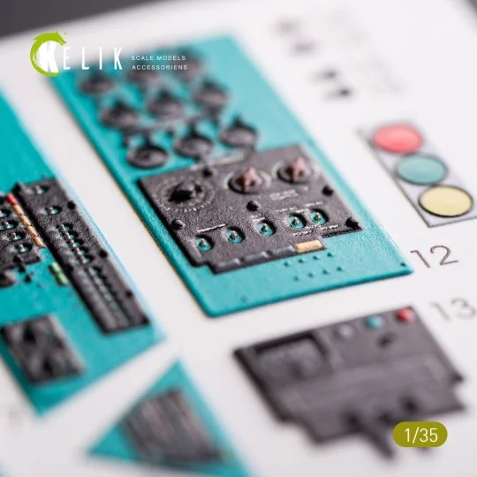 Mi-8MT/Mi-17 interior 3D decals for Trumpeter kit, 1/35 - Kelik K35003