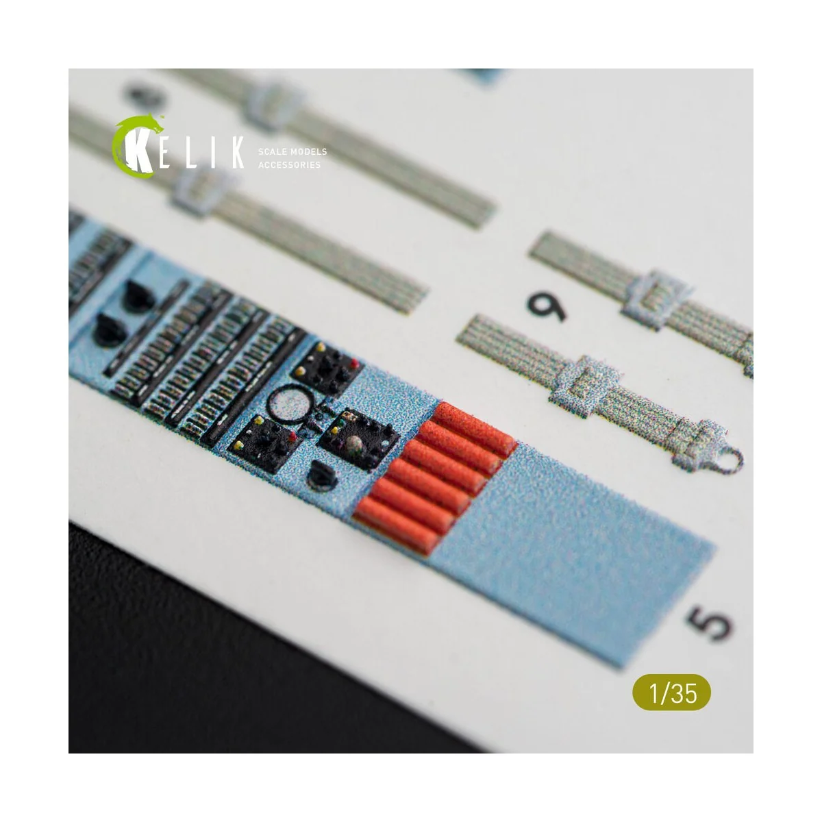 Mi-4 interior 3D decals for Trumpeter kit, 1/35 - Kelik K35004