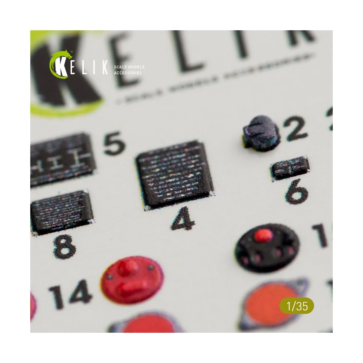 GAZ 69 4x4 Utility Truck interior 3D decals for Bronco kit 1/35 - K...