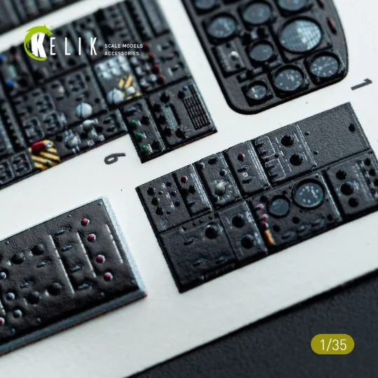 CH-54A Tarhe interior 3D decals for ICM kit, 1/35 - Kelik K35009 CH-54A Tarhe interior 3D decals for ICM kit, 1/35 - Kelik K35009