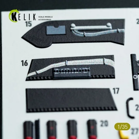 CH-54A Tarhe interior 3D decals for ICM kit 1/35 - Kelik K35009 CH-54A Tarhe interior 3D decals for ICM kit 1/35 - Kelik K35009