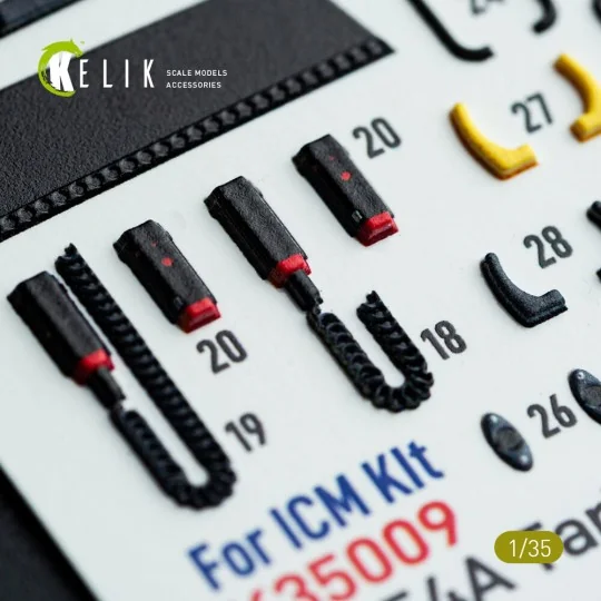 CH-54A Tarhe interior 3D decals for ICM kit 1/35 - Kelik K35009 CH-54A Tarhe interior 3D decals for ICM kit 1/35 - Kelik K35009