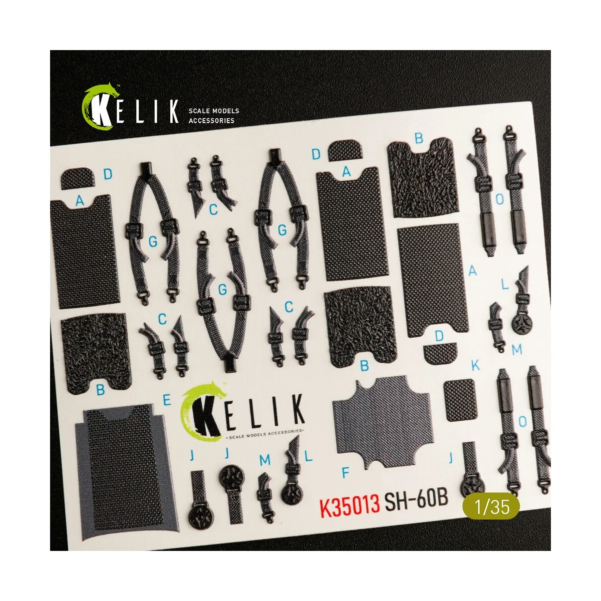 SH-60B interior 3D decals for Kitty Hawk / Zimimodel kit 1/35 - Kel...