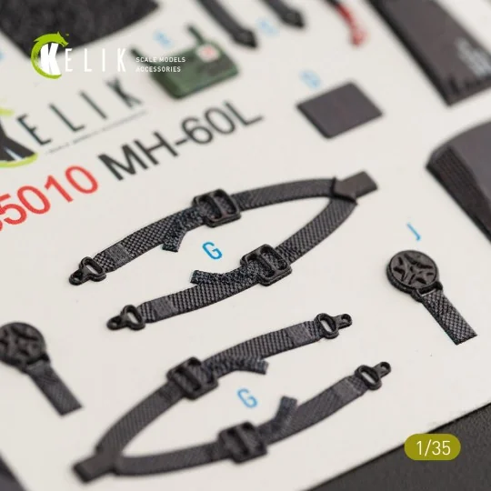 MH-60L Black Hawk interior 3D decals for Kitty Hawk / Zimimodel kit...