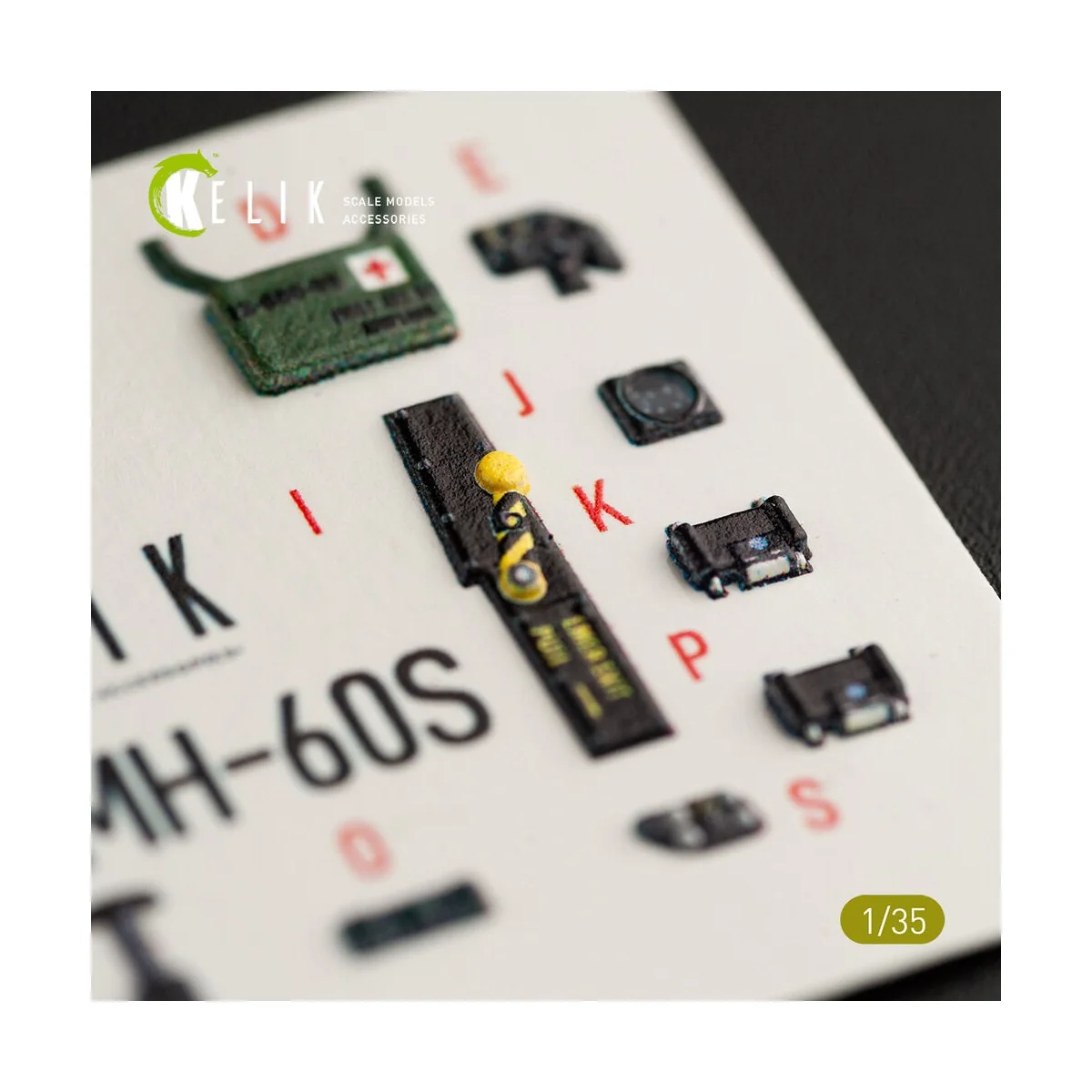 MH-60S Knight Hawk interior 3D decals for Kitty Hawk / Zimimodel ki...