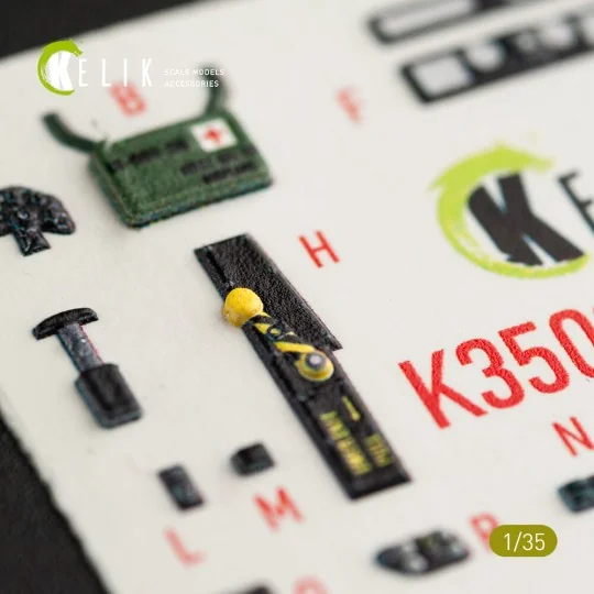 MH-60S Knight Hawk interior 3D decals for Kitty Hawk / Zimimodel ki...