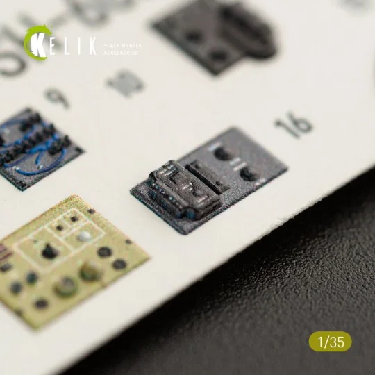 SH-60F Ocean Hawk interior 3D decals for Kitty Hawk / Zimimodel kit...