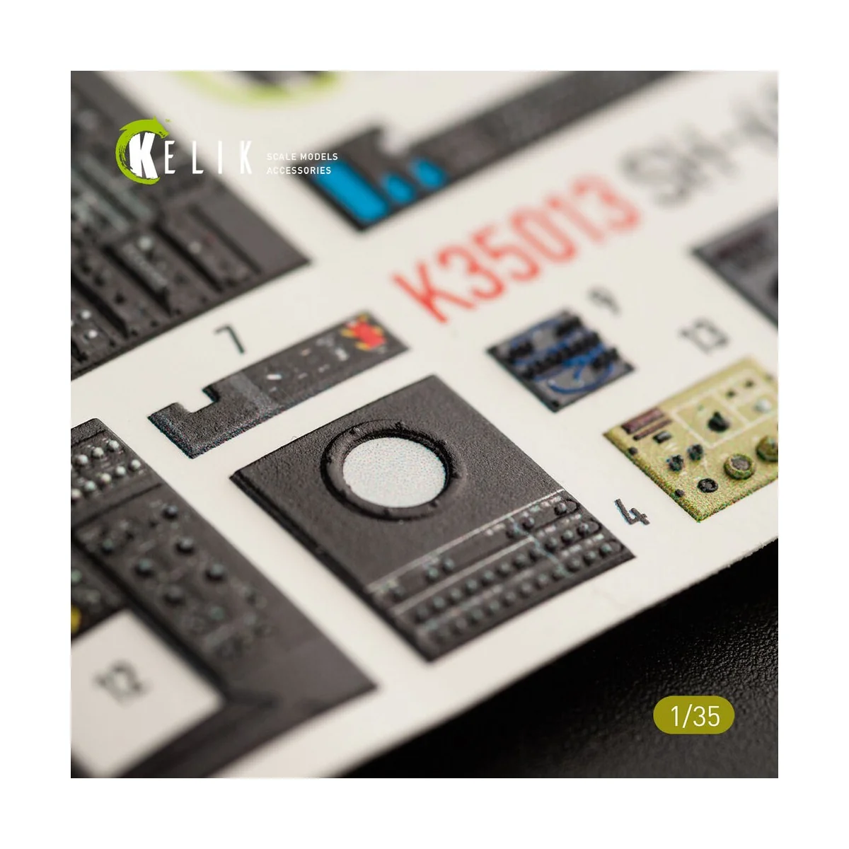 SH-60B interior 3D decals for Kitty Hawk / Zimimodel kit 1/35 - Kel...