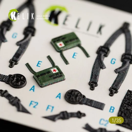 HH-60H Rescue Hawk interior 3D decals for Kitty Hawk / Zimimodel ki...