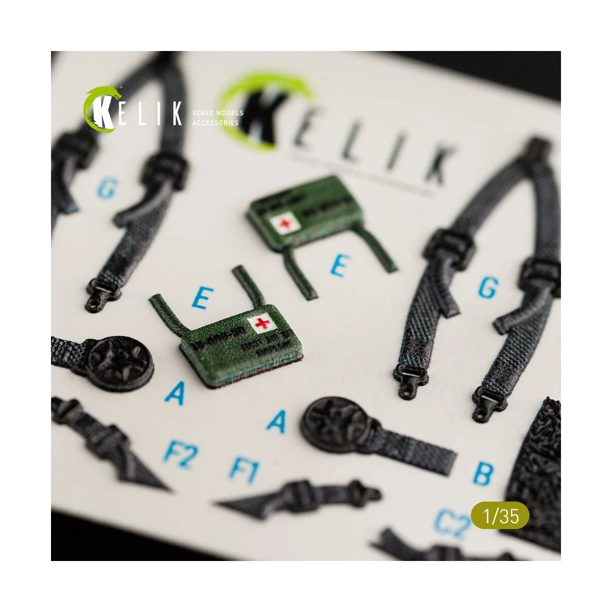 HH-60H Rescue Hawk interior 3D decals for Kitty Hawk / Zimimodel ki...