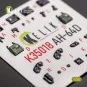 AH-64D Apache interior 3D decals for Takom kit 1/35 - Kelik K35018