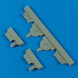 A6M5 Zero undercarriage covers f.Hasega., 1/48 - Quickboost QB48 451
