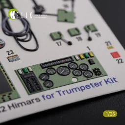 M142 HIMARS - Interior 3D Decal and classic Decal for Trumpeter kit...