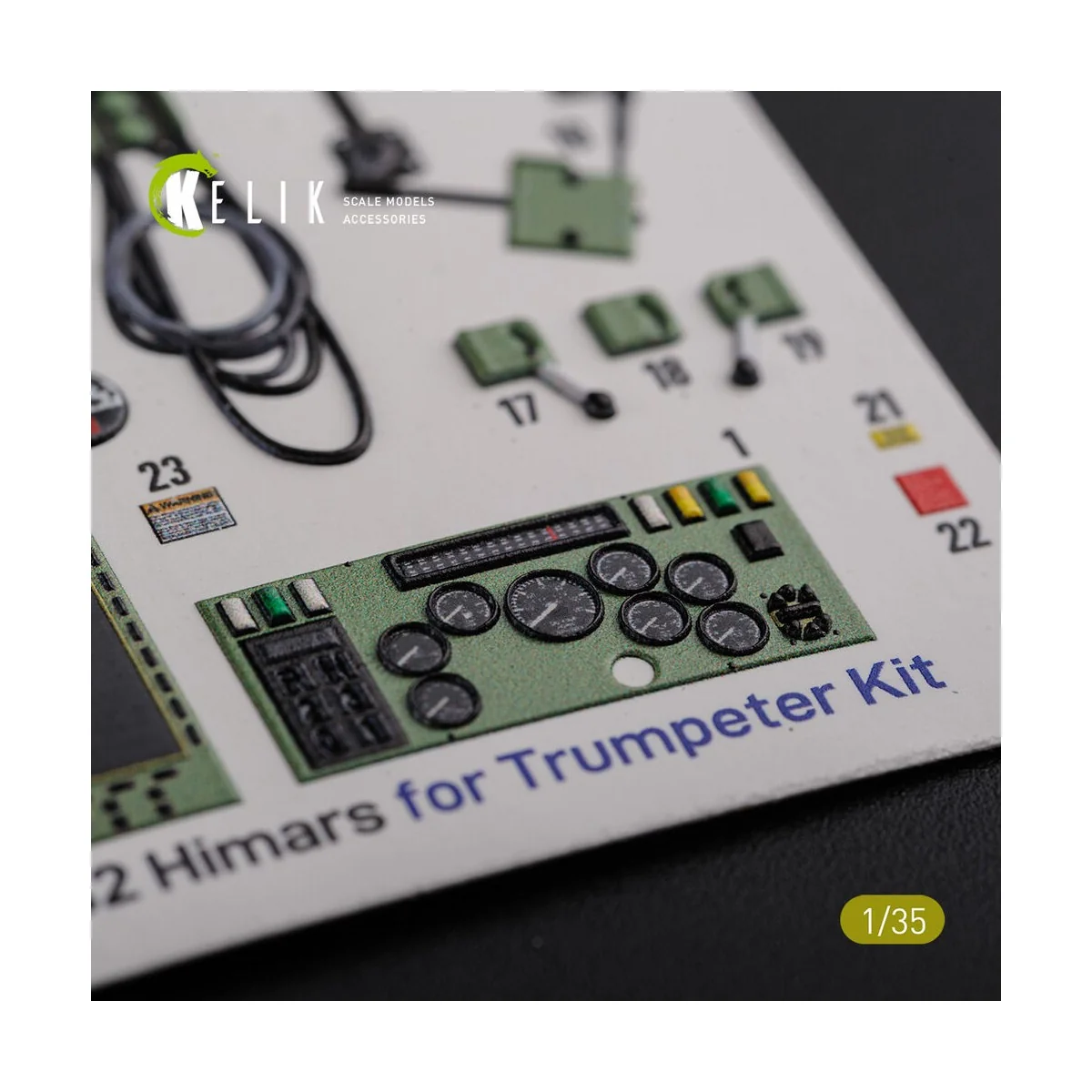 M142 HIMARS - Interior 3D Decal and classic Decal for Trumpeter kit...