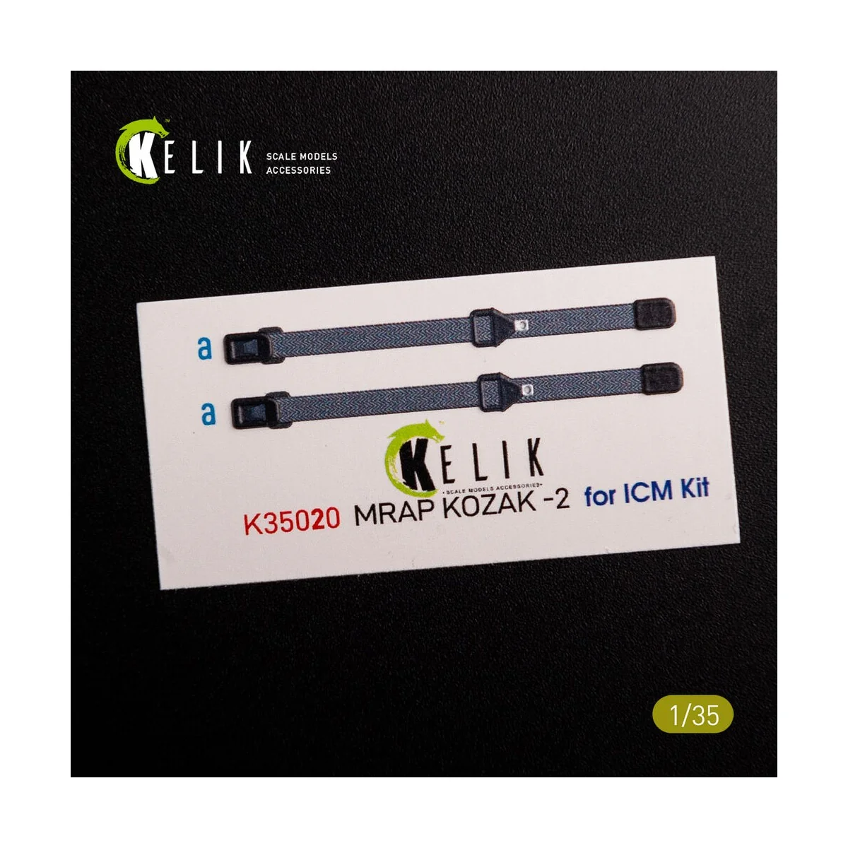 Kozak-2 Ukrainian MRAP 3D decals for ICM kit 1/35 - Kelik K35020 Kozak-2 Ukrainian MRAP 3D decals for ICM kit 1/35 - Kelik K35020