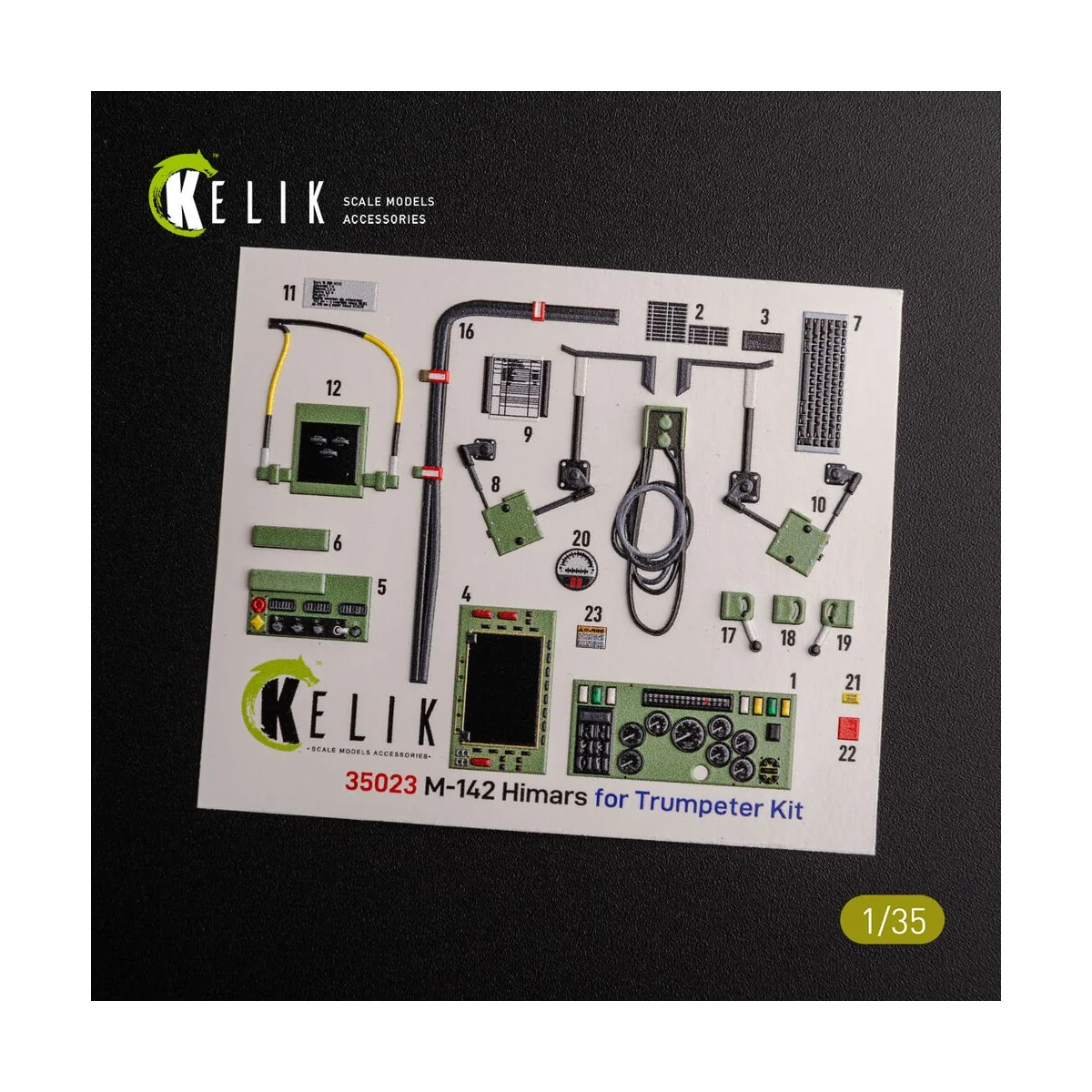 M142 HIMARS - Interior 3D Decal and classic Decal for Trumpeter kit...