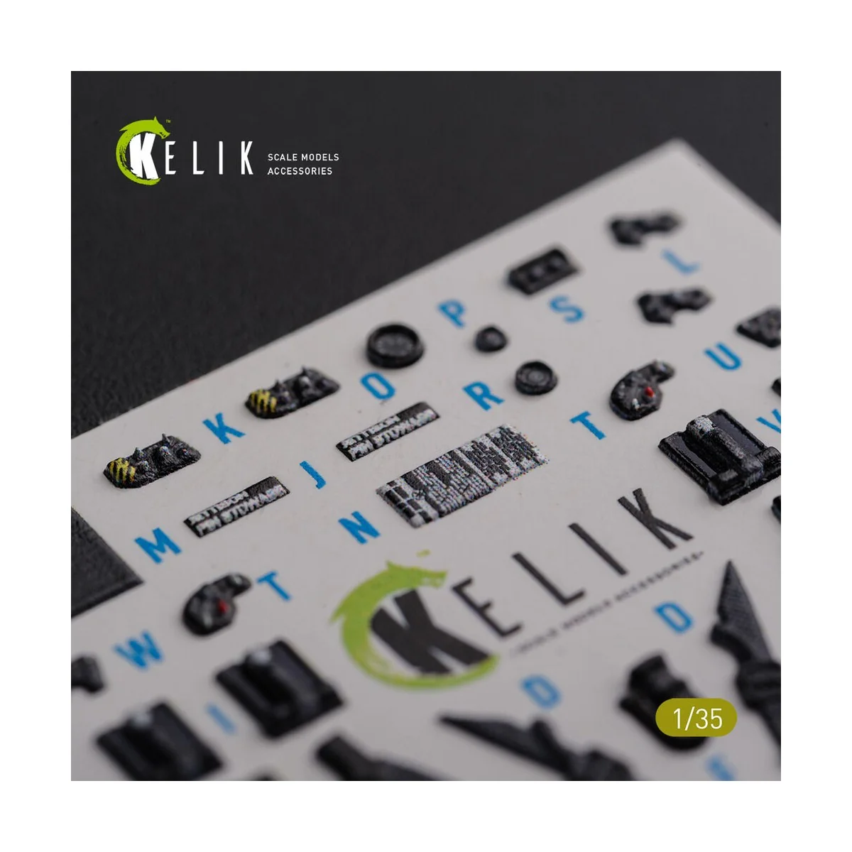 AH-64D Apache interior 3D decals for Meng kit 1/35 - Kelik K35026 AH-64D Apache interior 3D decals for Meng kit 1/35 - Kelik K35026