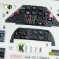 AH-1G Cobra interior 3D decals for ICM kit 1/35 - Kelik K35021