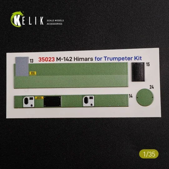M142 HIMARS - Interior 3D Decal and classic Decal for Trumpeter kit...