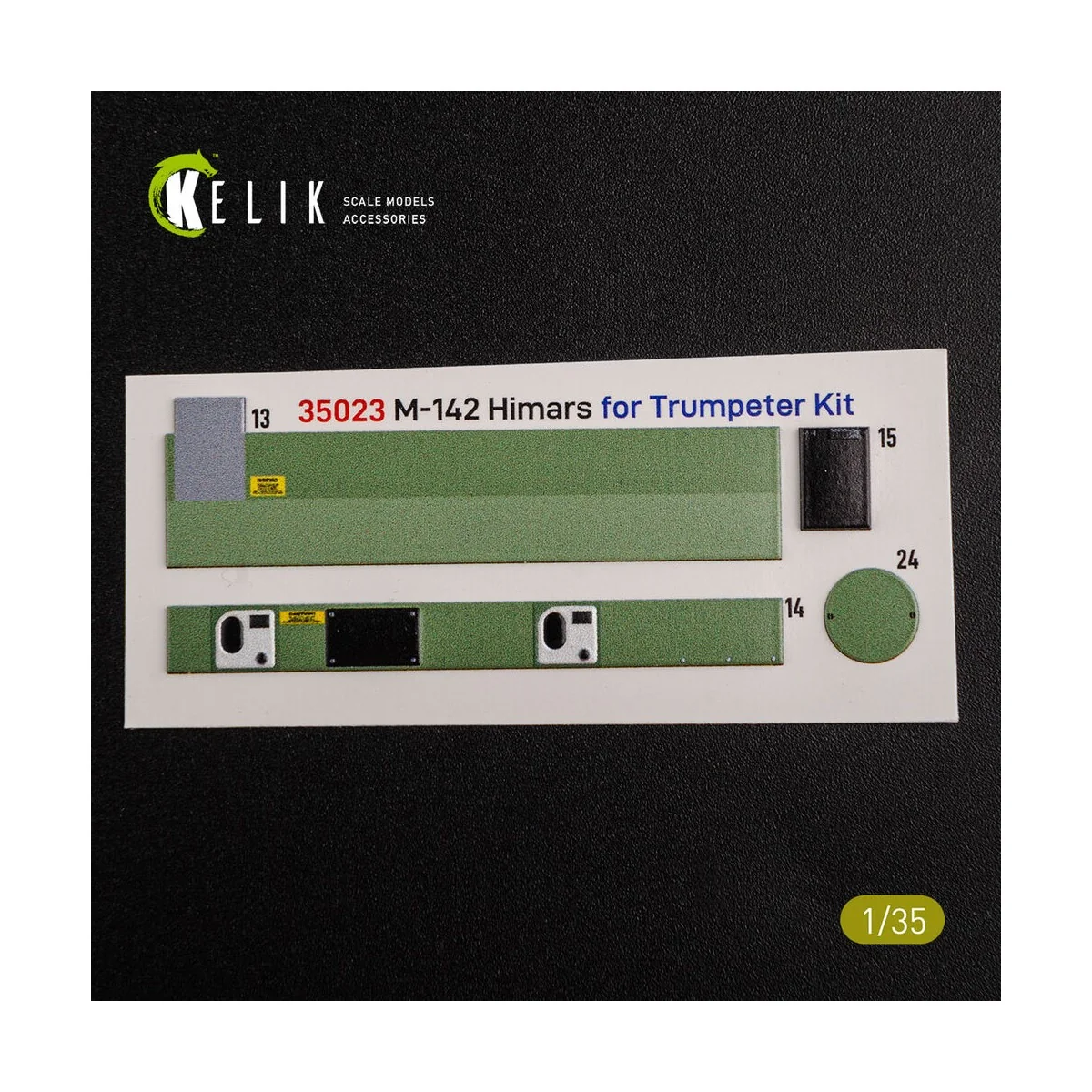 M142 HIMARS - Interior 3D Decal and classic Decal for Trumpeter kit...