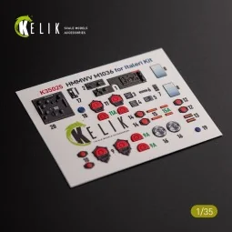 “HUMVEE” HMMWV M1036 with TOW Nato green version Interior 3D Decal ...